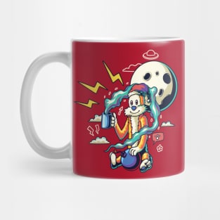 Hobbes electric bomber Mug